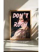 Tableau décoratif encadré en MDF multicolore - 50 x 70 cm