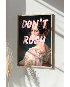 Tableau décoratif encadré en MDF multicolore - 50 x 70 cm