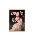 Tableau décoratif encadré en MDF multicolore - 50 x 70 cm