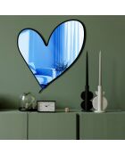 Espejo decorativo azul - 43 x 48 cm