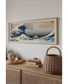 Tableau décoratif encadré en MDF multicolore - 50 x 120 cm