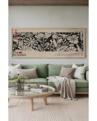 Pannello decorativo incorniciato in MDF multicolore - 50 x 120 cm