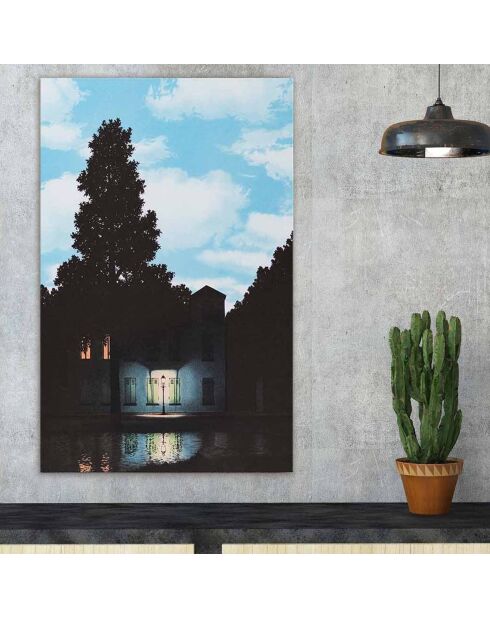 Peinture décorative sur toile multicolore - 45 x 70 cm