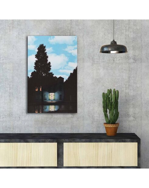 Peinture décorative sur toile multicolore - 45 x 70 cm