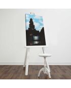 Peinture décorative sur toile multicolore - 45 x 70 cm