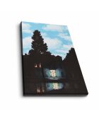 Peinture décorative sur toile multicolore - 45 x 70 cm