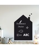 Sticker mural décoratif noir - 70 x 100 cm