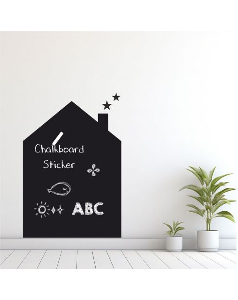 Sticker mural décoratif noir - 70 x 100 cm