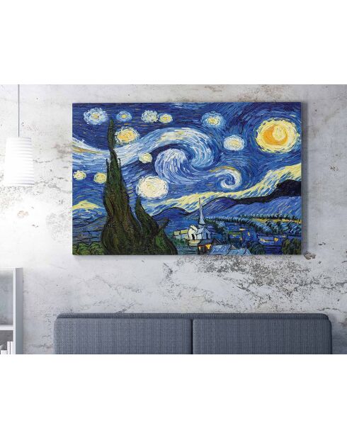 Riproduzione pittorica decorativa van Gogh multicolore - 50 x 70 cm