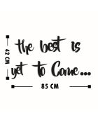 Decoratief zwart houten wandaccessoire - 28 x 16 cm