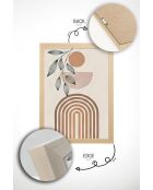 Pannello decorativo con cornice in MDF (3 pezzi) multicolore - 33 x 48 cm