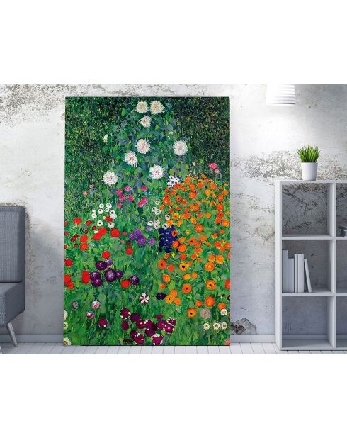 Peinture décorative sur toile multicolore - 70 x 100 cm