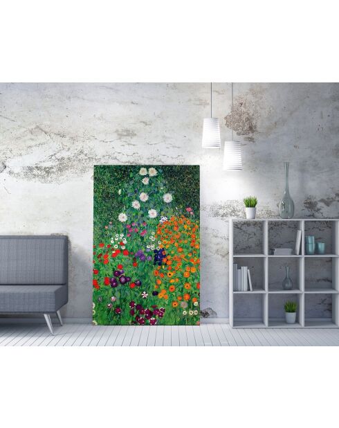 Peinture décorative sur toile multicolore - 70 x 100 cm