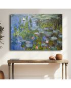 Pittura decorativa su tela multicolore - 70 x 100 cm