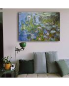 Pittura decorativa su tela multicolore - 70 x 100 cm