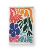 Peinture décorative en polyester multicolore - 100 x 140 cm