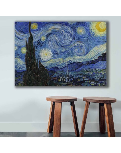 Riproduzione pittorica decorativa van Gogh multicolore - 70 x 100 cm