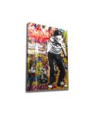 Pittura decorativa su tela multicolore - 50 x 70 cm