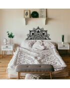 Accesorio decorativo de pared de metal negro - 160 x 81 cm