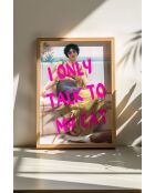 Pannello decorativo incorniciato in MDF multicolore - 50 x 70 cm