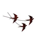 Dekoratives mehrfarbiges Wandzubehör aus Metall - 42 x 70 cm