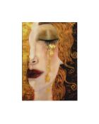 Peinture décorative sur toile multicolore - 70 x 100 cm