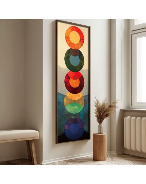 Pannello decorativo in MDF con cornice 40 x 120 x 3,5 cm