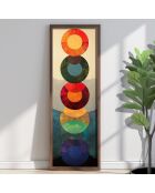 Pannello decorativo in MDF con cornice 40 x 120 x 3,5 cm