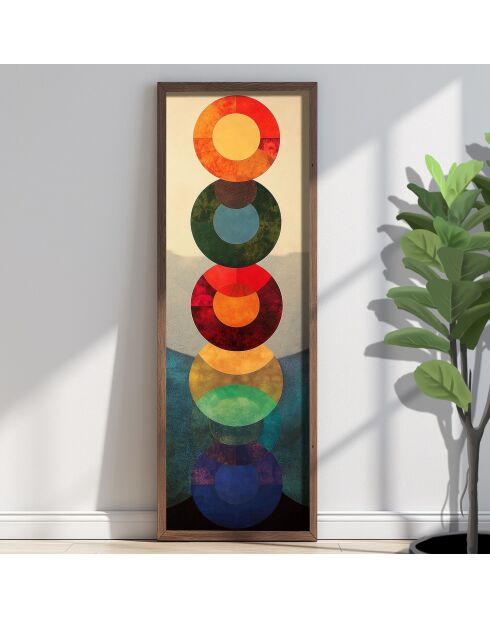 Pannello decorativo in MDF con cornice 40 x 120 x 3,5 cm