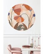 Veelkleurige decoratieve muursticker 78 x 78 cm