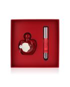 Nina Rouge-Set: Nina Rouge Eau de Toilette Spray, 50 ml, mit ausgefallenem rosafarbenem, mattem Jumbo-Lippenstift