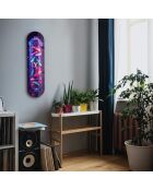 Pittura decorativa su vetro temperato 20 x 80 cm