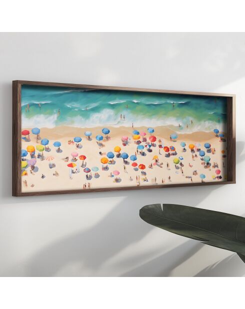 Pannello decorativo in MDF con cornice 40 x 120 x 3,5 cm