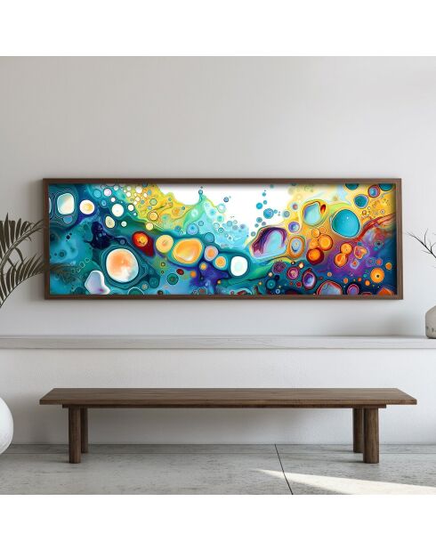 Pannello decorativo in MDF con cornice 40 x 120 x 3,5 cm