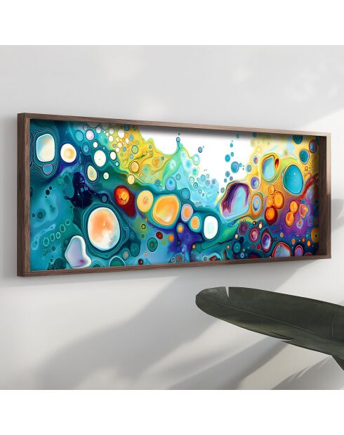 Pannello decorativo in MDF con cornice 40 x 120 x 3,5 cm