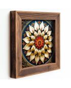 Quadro decorativo in MDF con cornice (3 pezzi) 16 x 16 x 2 cm