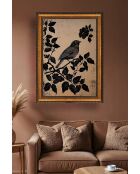 Cuadro decorativo sobre lienzo enmarcado 50 x 70 cm