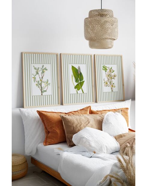 Gerahmtes Dekobild (3 Stück) 50 x 70 cm