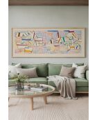 Quadro decorativo con cornice 33 x 70 cm