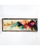 Pannello decorativo in MDF con cornice 40 x 120 x 3,5 cm