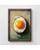 Gerahmte MDF-Dekorplatte 35 x 47 x 2 cm