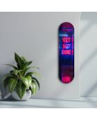 Pittura decorativa su vetro temperato 20 x 80 cm