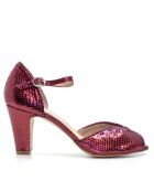 Escarpins en cuir Gianara rouges - Talon 7cm