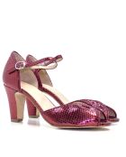Escarpins en cuir Gianara rouges - Talon 7cm