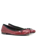 Ballerines en cuir Deborah rouges