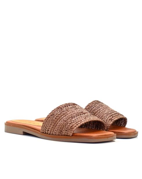 Sandales  en cuir Summer marron