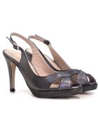 Sandales Lara noires - Talon 10cm