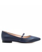 Ballerines en cuir Malorie marine