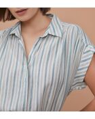 Abito Ludivine ray blu