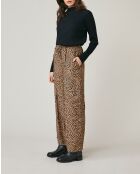 Fauster Hose mit Leopardenmuster